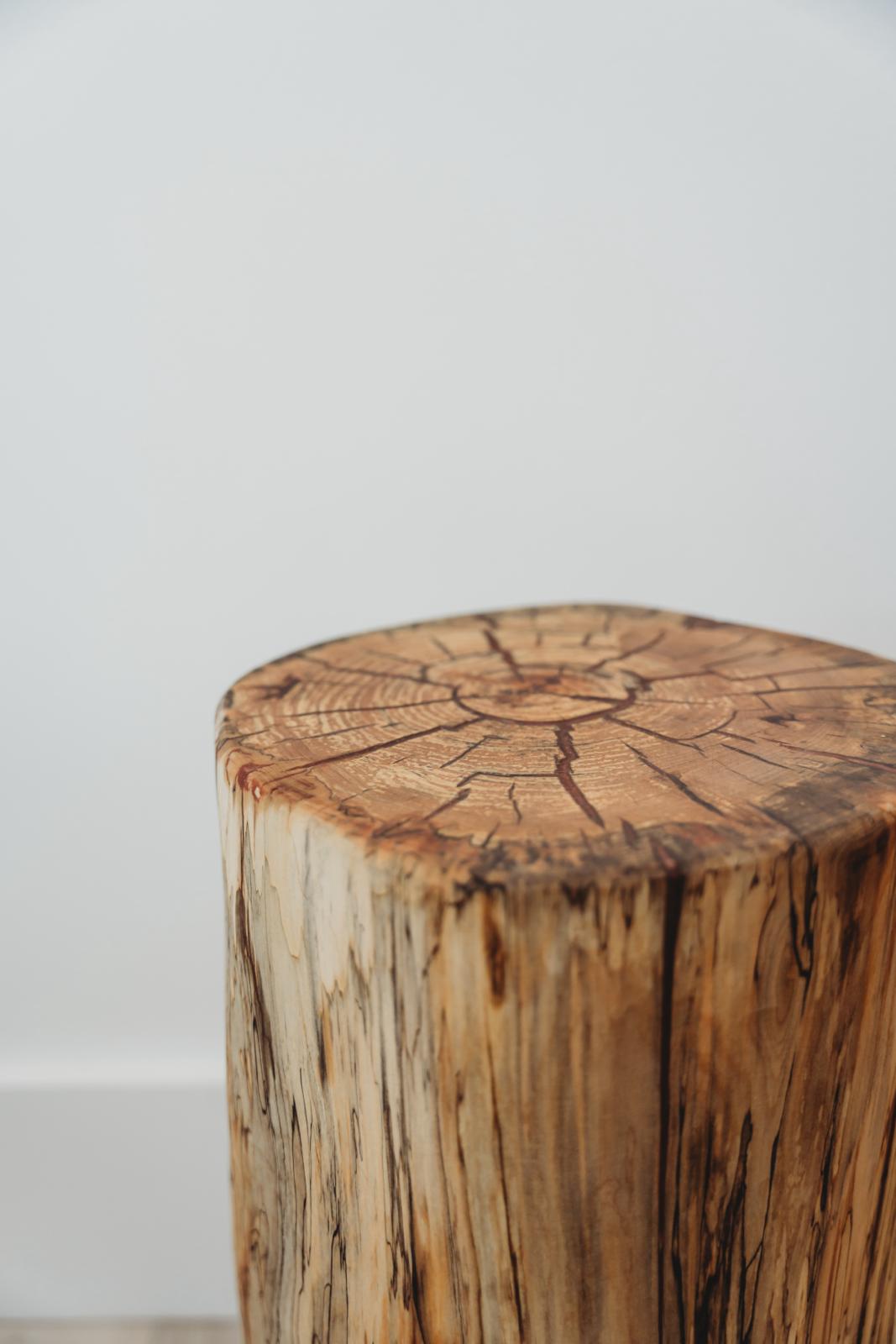 Custom Deluxe stump side table