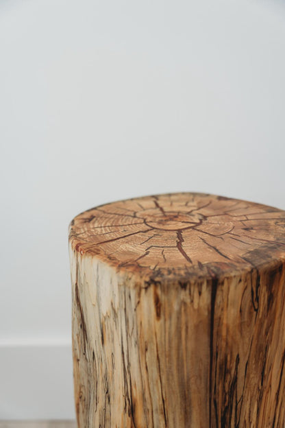 Custom Deluxe stump side table