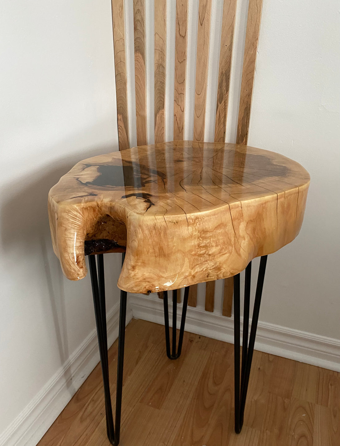 Unique Epoxy Side Table