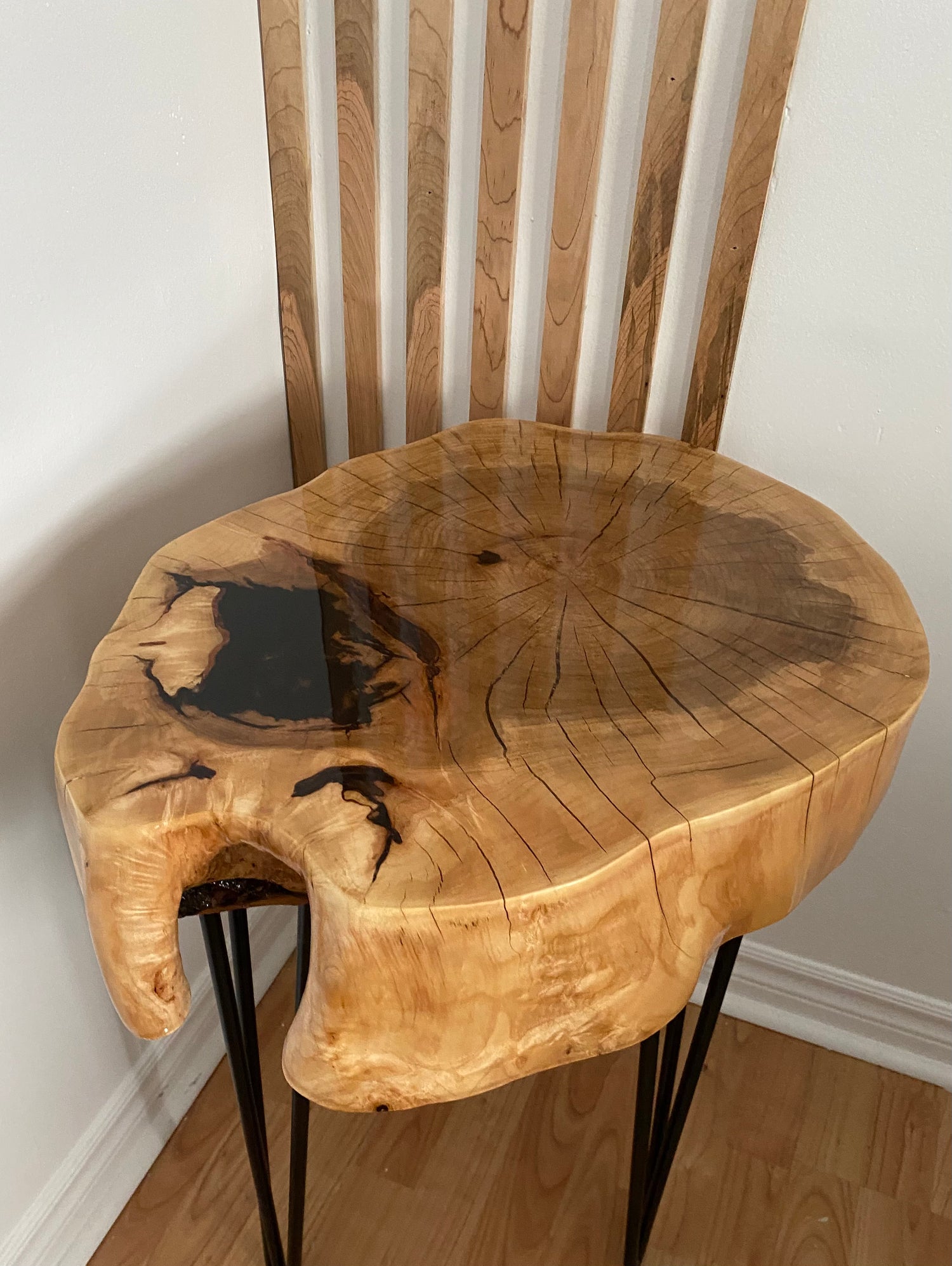 Unique Epoxy Side Table