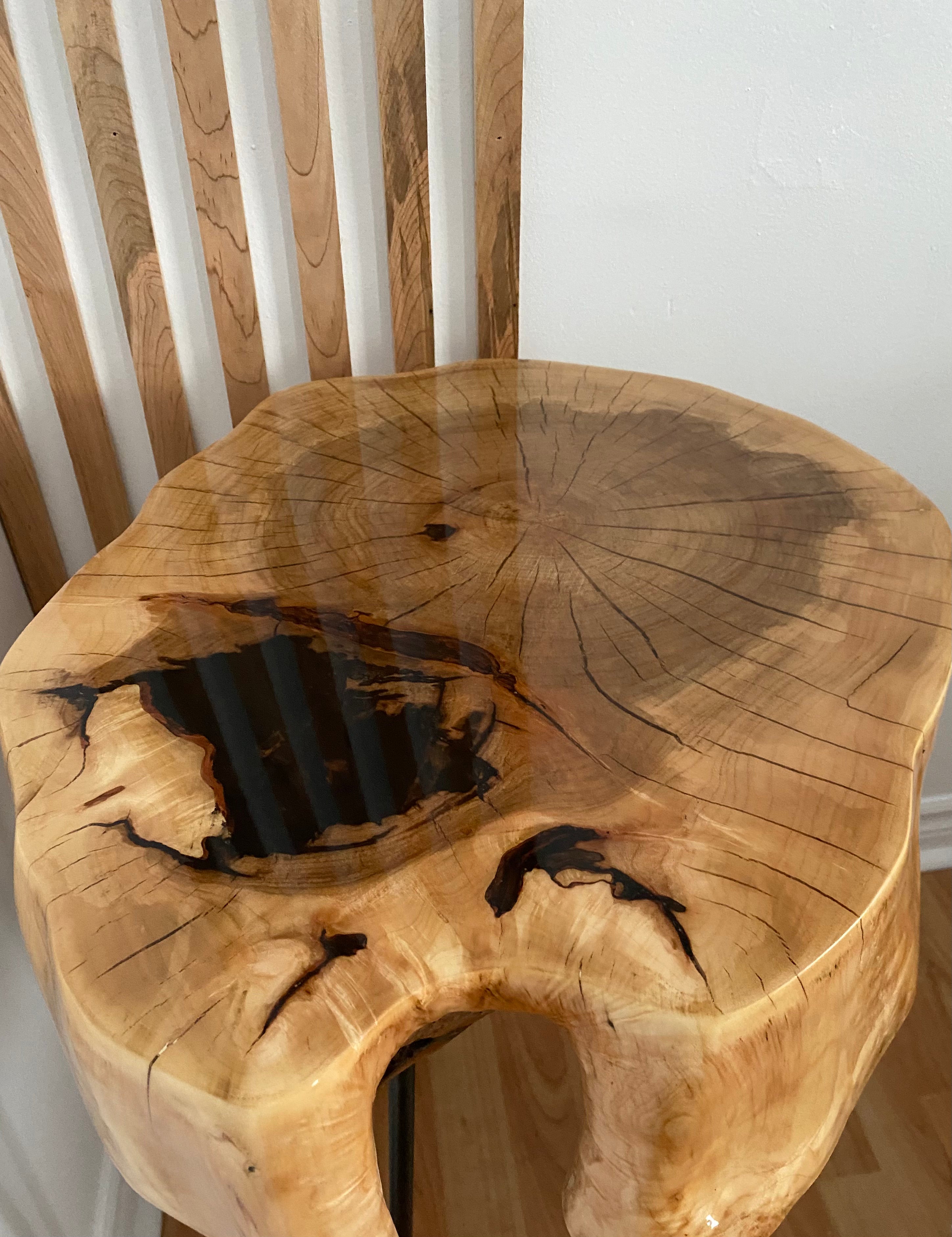 Unique Epoxy Side Table