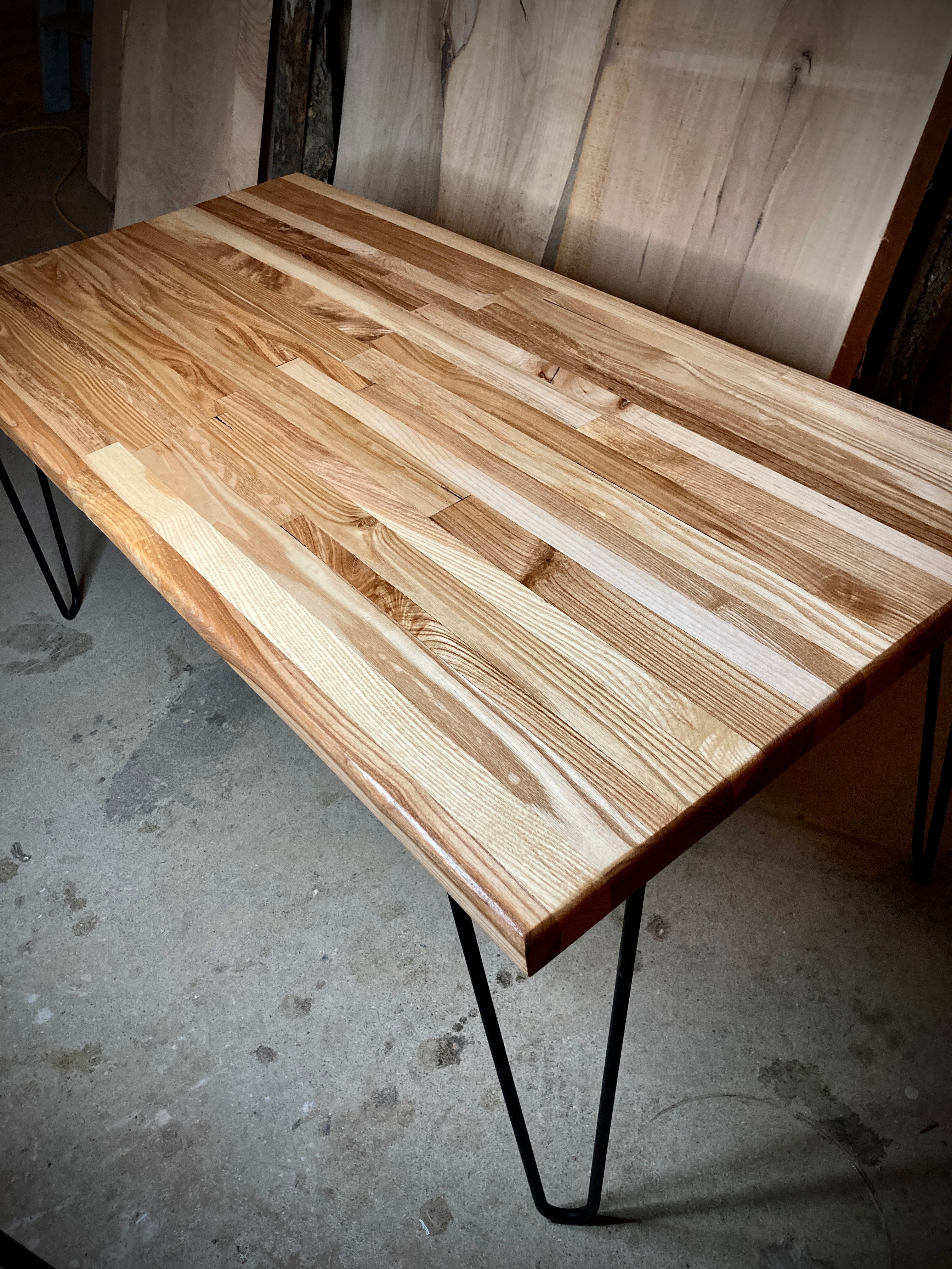 Butcher Block Coffee Table