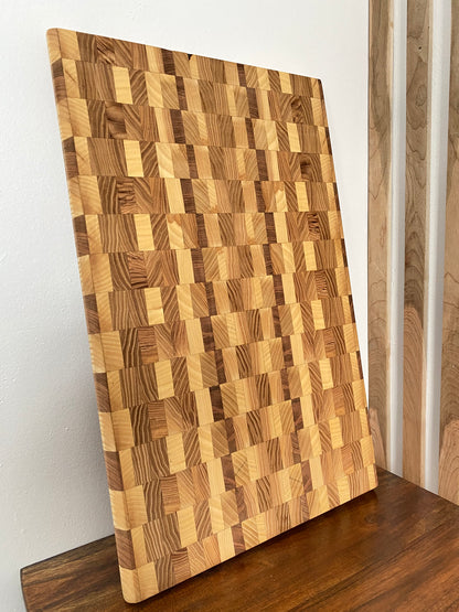 End Grain Hardwood Cutting Board