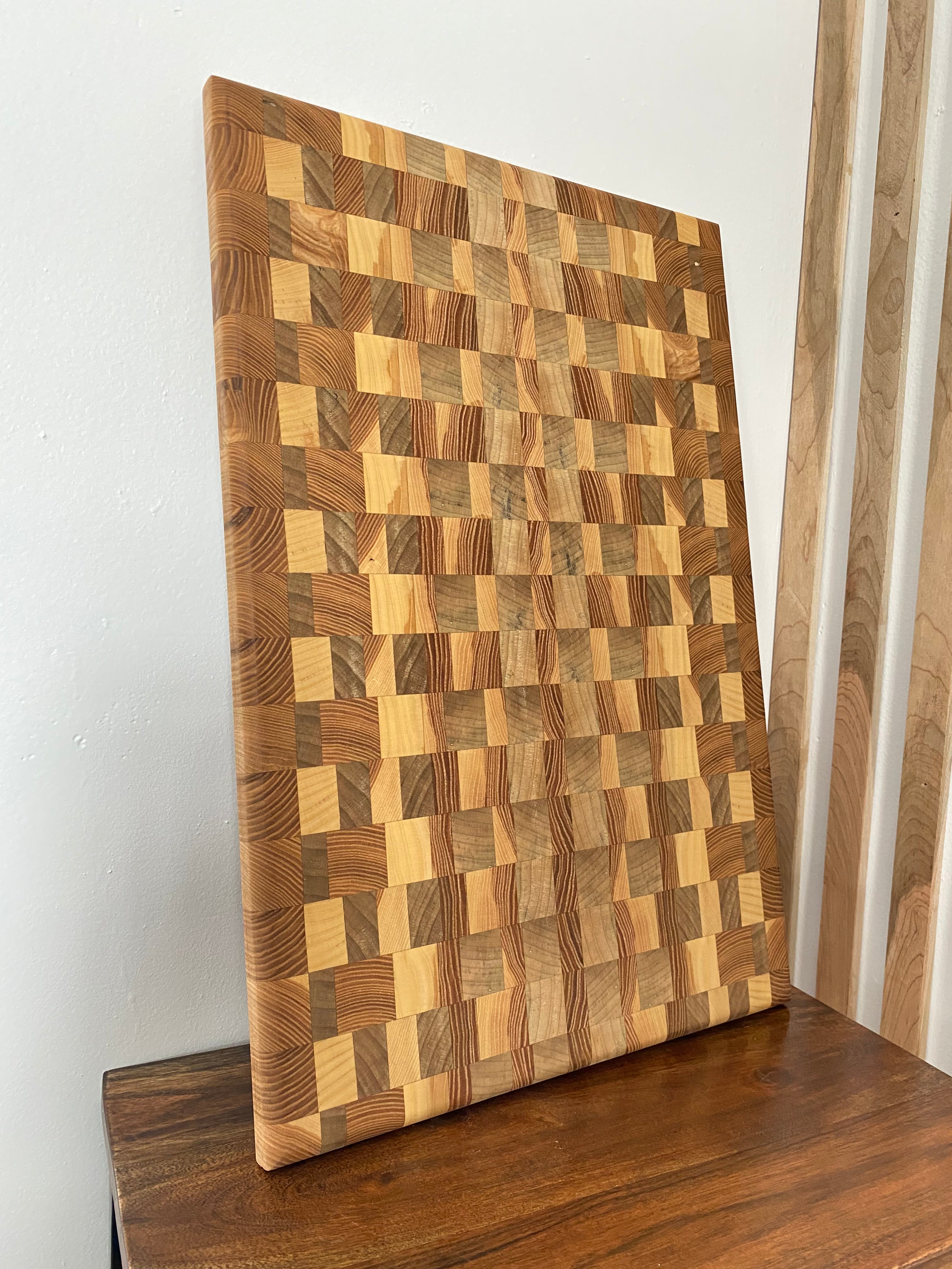 End Grain Hardwood Cutting Board